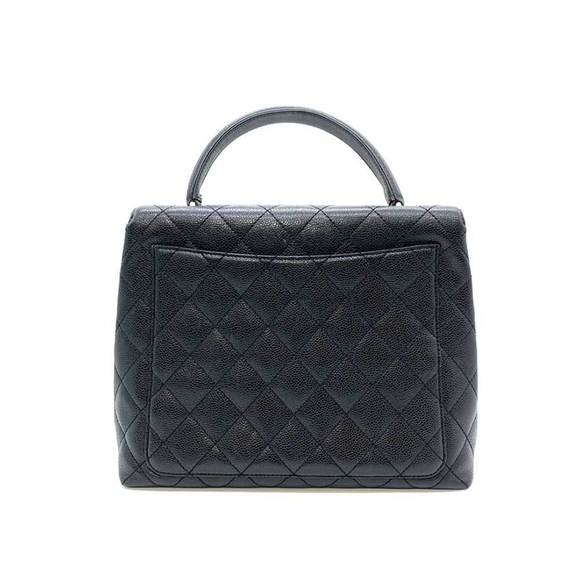 Chanel Skin Matelasse Caviar Type Black Kelly Handbag - Picture 1 of 11